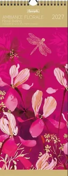Aquarupella Floral Feeling Slimline Kalender 2027