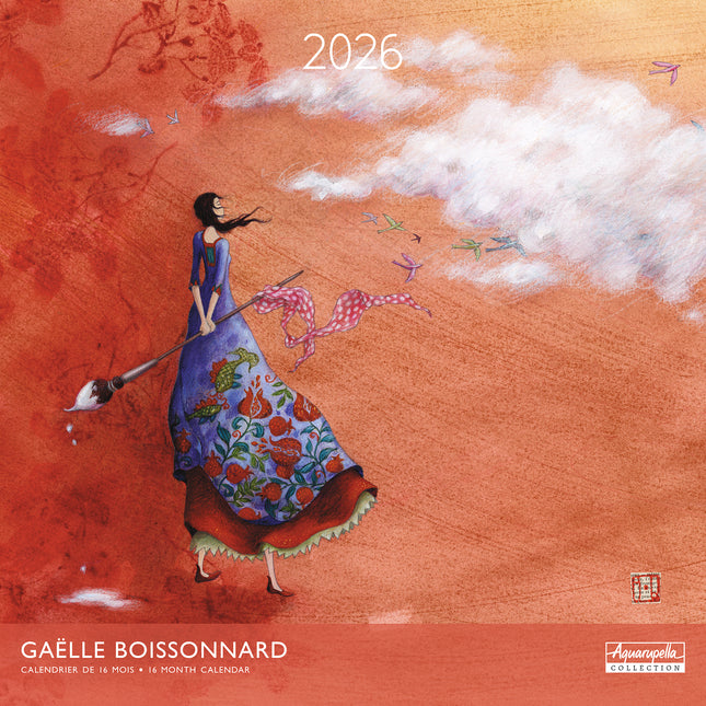 Aquarupella Gaelle Boissonnard Kalender 2026 Collage