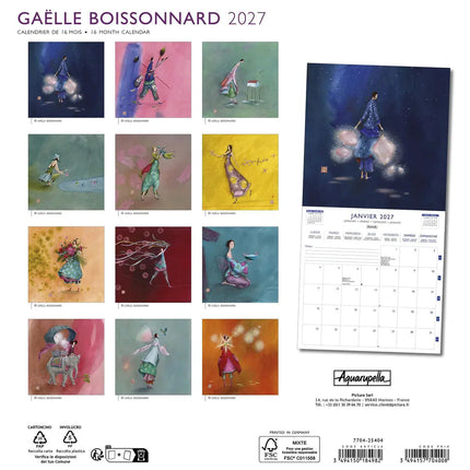 Aquarupella Gaelle Boissonnard Kalender 2027