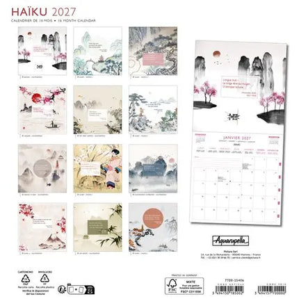 Aquarupella Haiku Kalender 2027