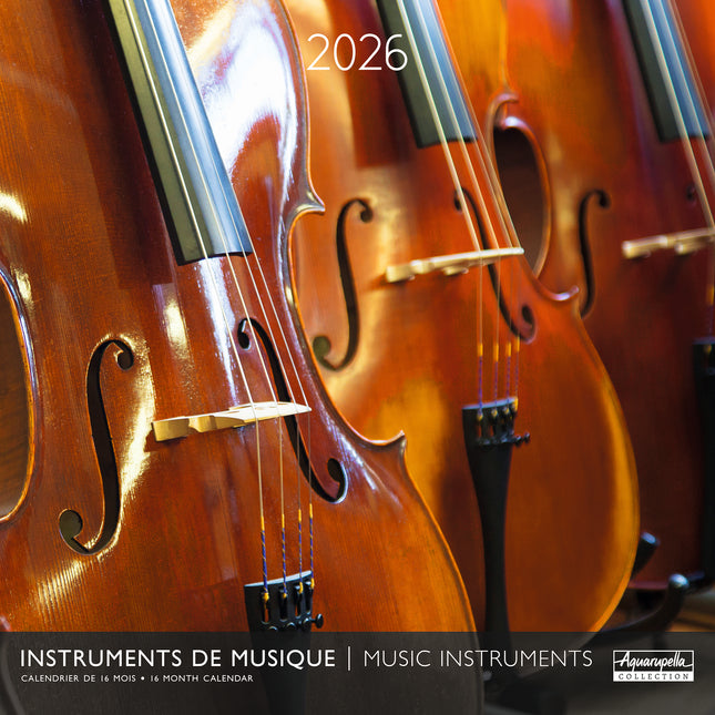 Aquarupella Muziek Instrumenten Kalender 2026