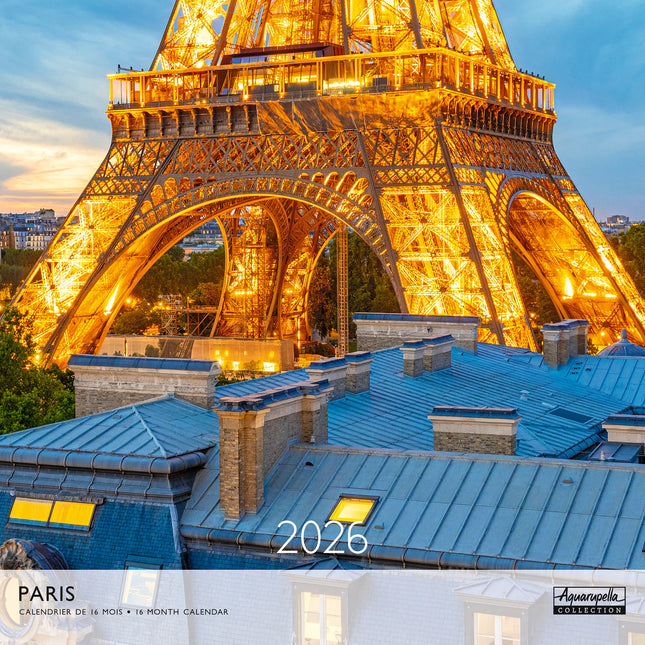 Aquarupella Parijs Kalender 2026