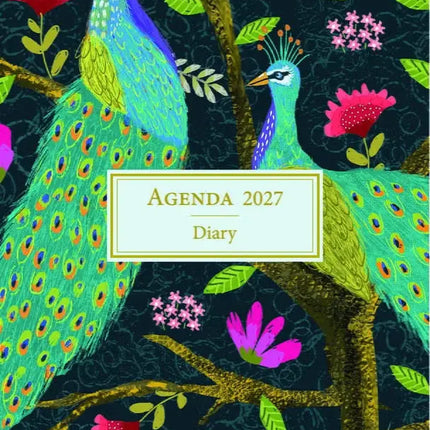 Aquarupella Peacocks Pocketagenda 2027