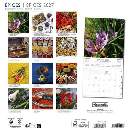 Aquarupella Spices Kalender 2027