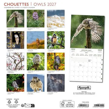 Aquarupella Uilen Kalender 2027