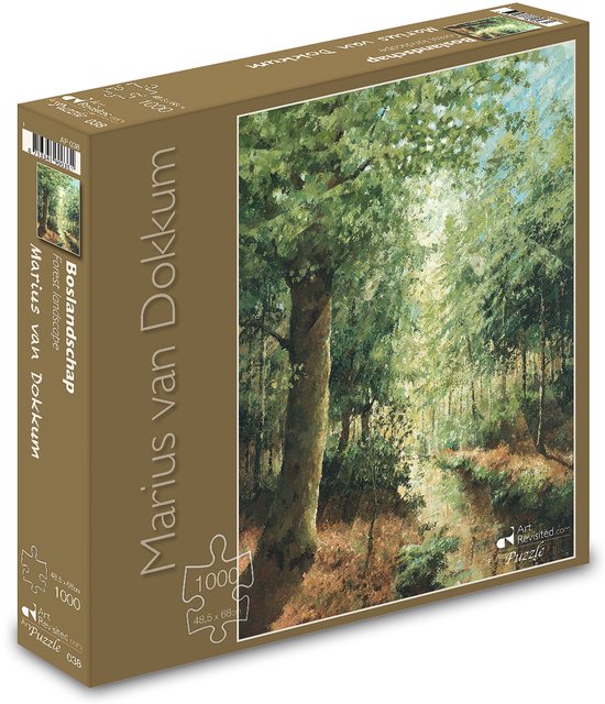 Art Puzzle Marius van Dokkum Boslandschap Puzzel 1000 Stukjes