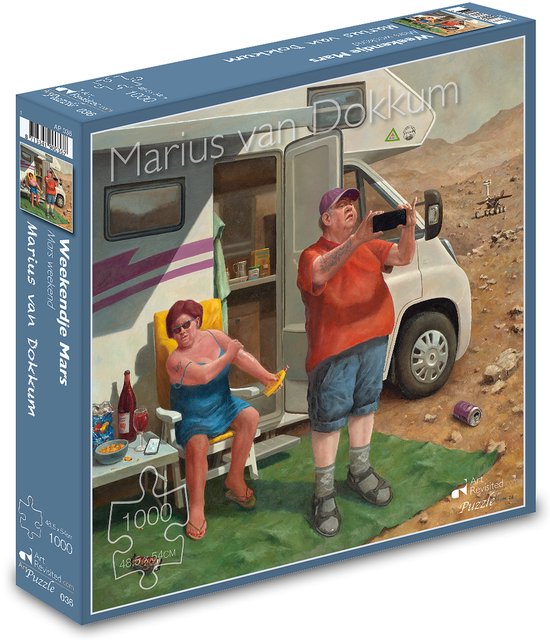 Art Puzzle Marius van Dokkum Weekendje Mars Puzzel 1000 Stukjes