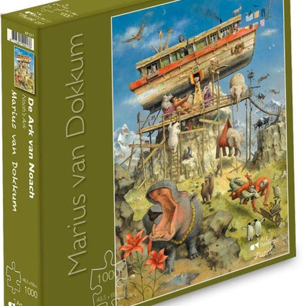 Art Revisited Marius van Dokkum Ark van Noach Puzzel 1000 Stukjes