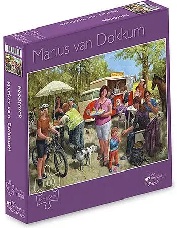 Art Revisited Marius van Dokkum Foodtruck Puzzel 1000 stukjes
