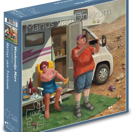 Art Revisited Marius van Dokkum Weekendje Mars Puzzel 1000 Stukjes