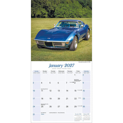 Avonside American Classic Cars Kalender 2027