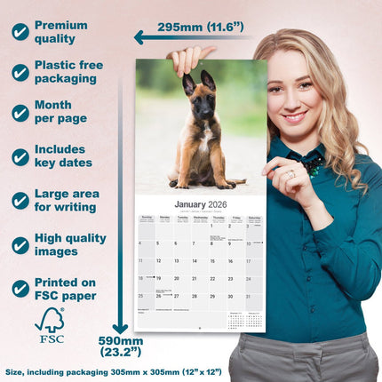 Avonside Belgische Herder Kalender 2026