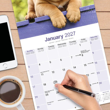 Avonside Bordeaux Dog Kalender 2027