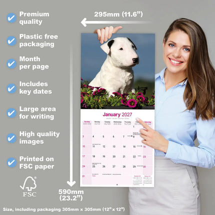 Avonside Bull Terrier Kalender 2027
