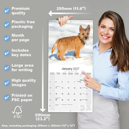 Avonside Cairn Terrier Kalender 2027