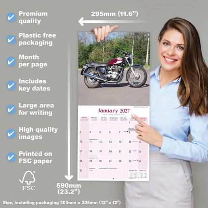 Avonside Classic British Bikes Kalender 2027