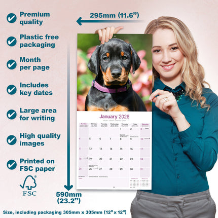 Avonside Dobermann Kalender 2026