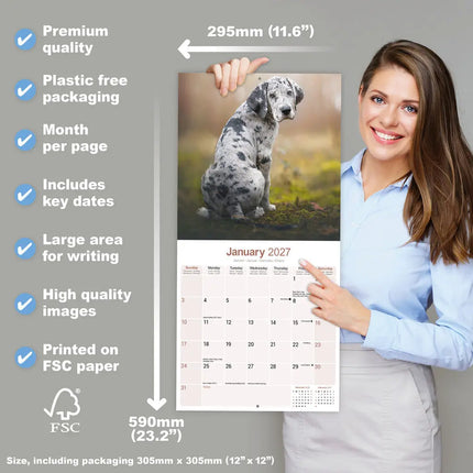 Avonside Duitse Dog Kalender 2027
