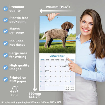 Avonside Duitse Staande Kalender 2027