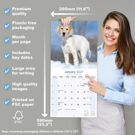 Avonside Engelse Setter Kalender 2027