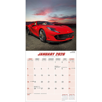 Avonside Ferrari Kalender 2026