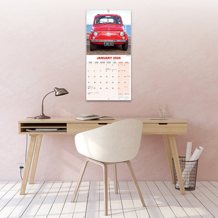 Avonside Fiat 500 Kalender 2026