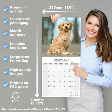 Avonside Goldendoodle Kalender 2027