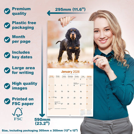 Avonside Gordon Setter Kalender 2026