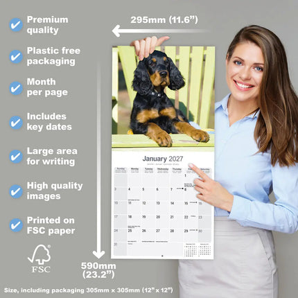 Avonside Gordon Setter Kalender 2027