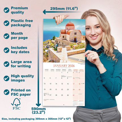 Avonside Griekenland Kalender 2026