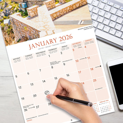 Avonside Griekenland Kalender 2026