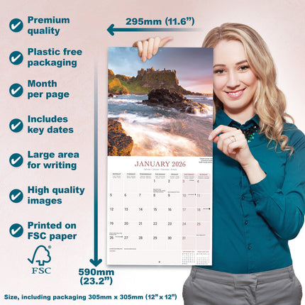Avonside Ierland Kalender 2026