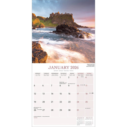 Avonside Ierland Kalender 2026