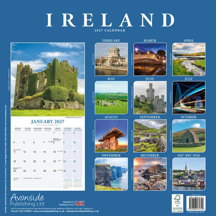 Avonside Ierland Kalender 2027