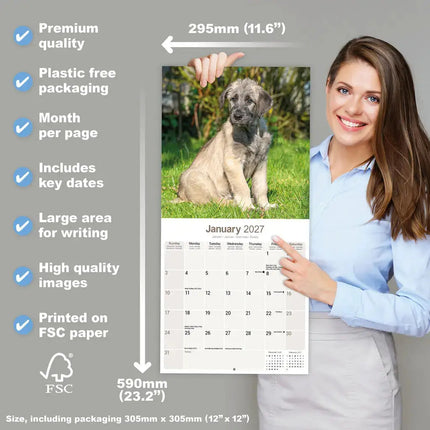 Avonside Ierse Wolfshond Kalender 2027