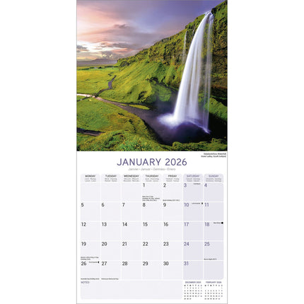 Avonside IJsland Kalender 2026