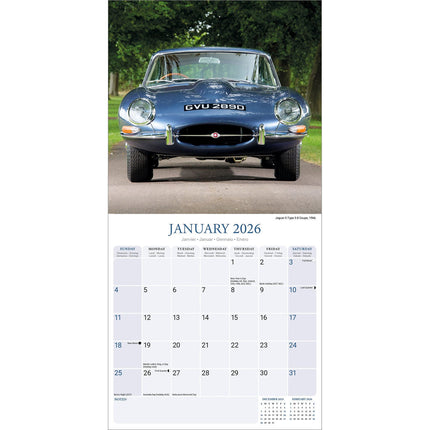 Avonside Jaguar Kalender 2026