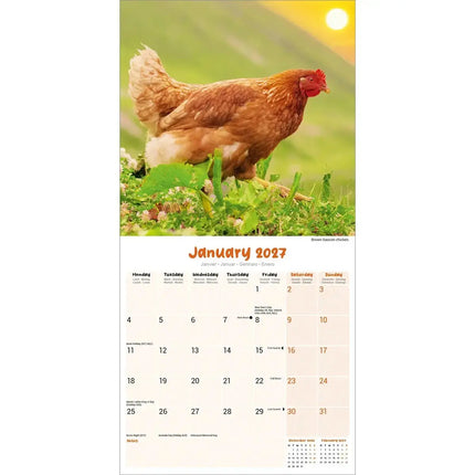 Avonside Kippen Kalender 2027