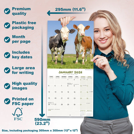 Avonside Koeien Kalender 2026