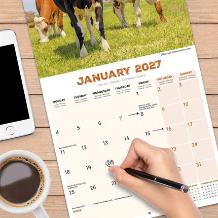 Avonside Koeien Kalender 2027
