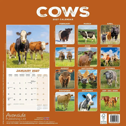 Avonside Koeien Kalender 2027