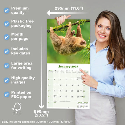 Avonside Luiaard Kalender 2027