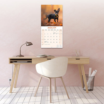 Avonside Miniatuur Pinscher Kalender 2026