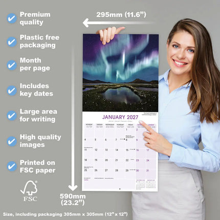 Avonside Noorderlicht Kalender 2027