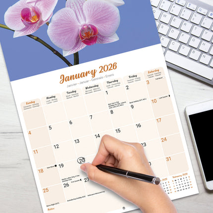 Avonside Orchidee Kalender 2026