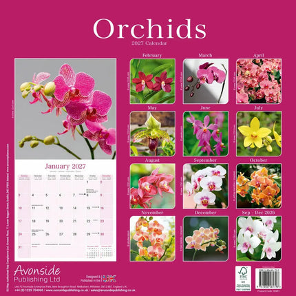 Avonside Orchidee Kalender 2027