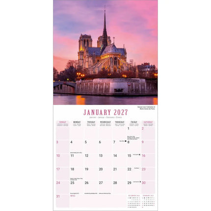 Avonside Parijs Kalender 2027