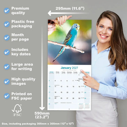 Avonside Parkieten Kalender 2027