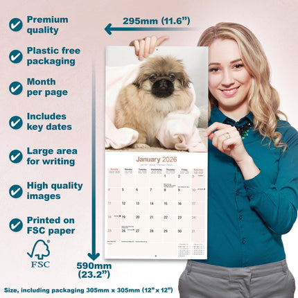 Avonside Pekingees Kalender 2026