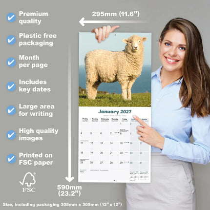 Avonside Schapen Kalender 2027